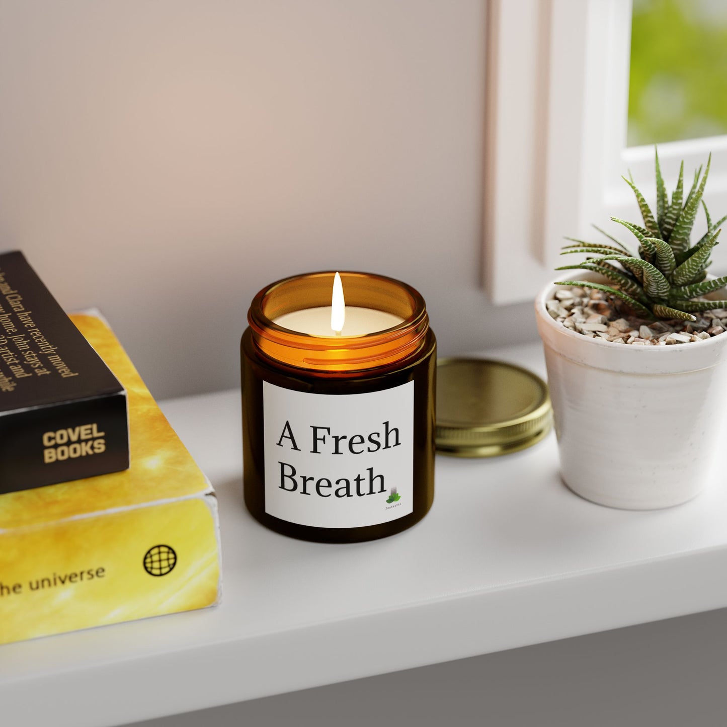 A Fresh Breath Scented Candles - Coconut Apricot Wax (4oz, 9oz)