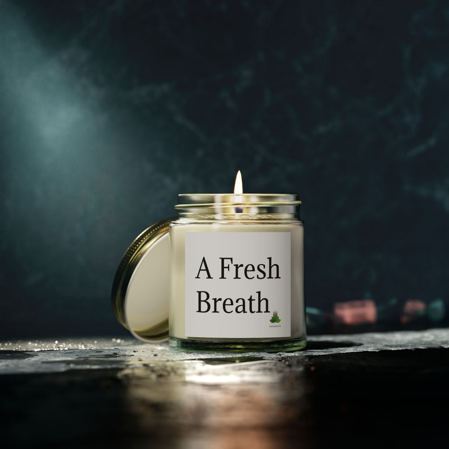 A Fresh Breath Scented Candles - Coconut Apricot Wax (4oz, 9oz)