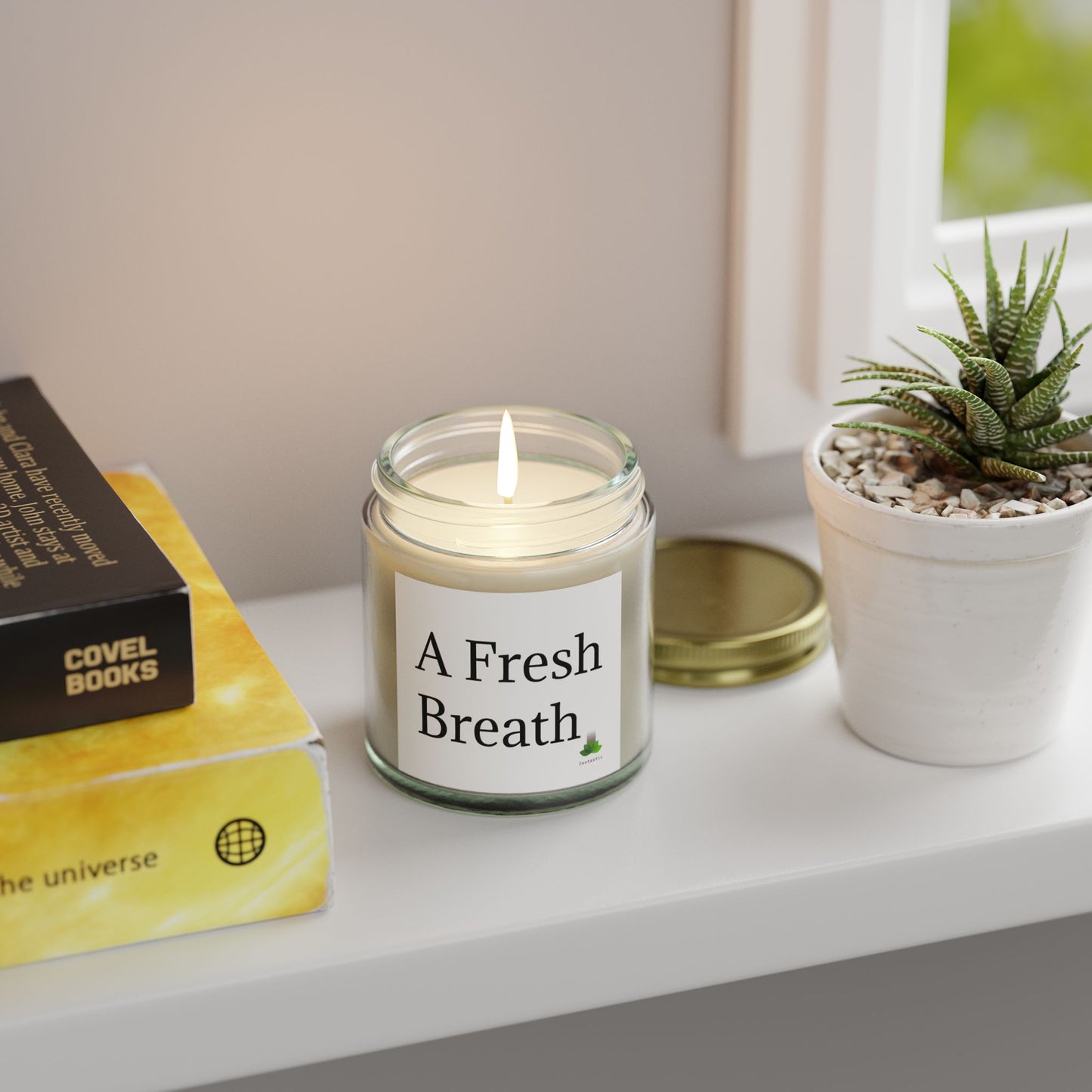 A Fresh Breath Scented Candles - Coconut Apricot Wax (4oz, 9oz)