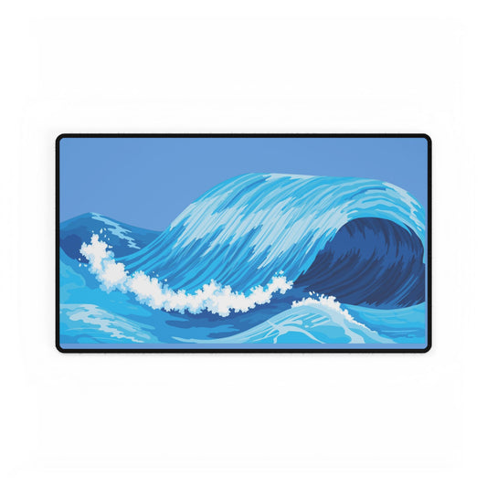 Ocean Wave Desk Mat - Stylish and Functional Mouse Pad for Home and Office