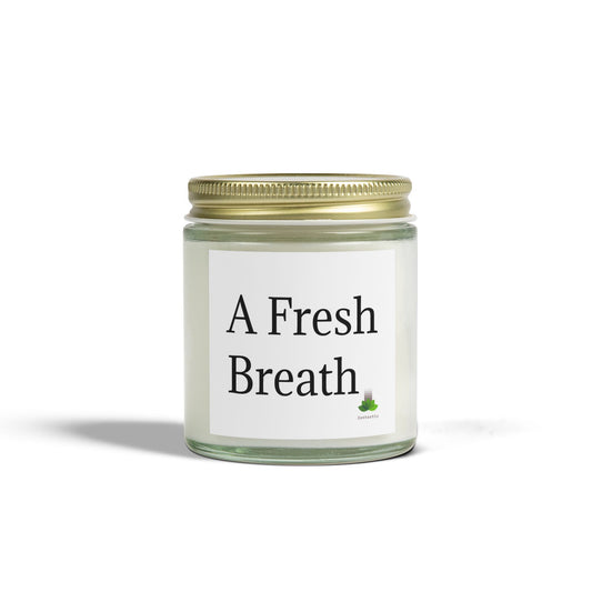 A Fresh Breath Scented Candles - Coconut Apricot Wax (4oz, 9oz)